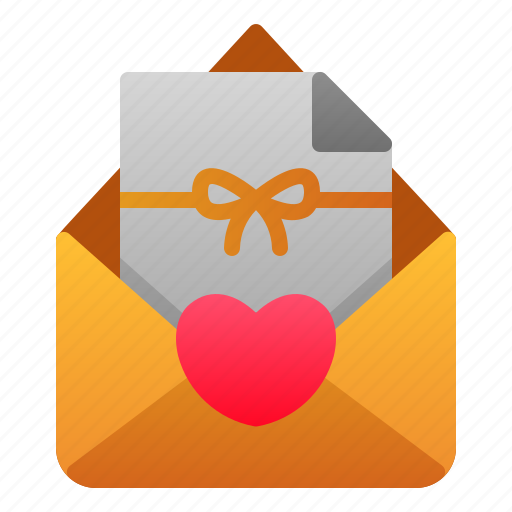 Communication, invitation, mail, message, romance, valentine, wedding icon - Download on Iconfinder