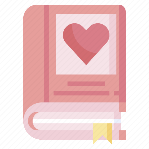 Book, romance, education, heart, love icon - Download on Iconfinder