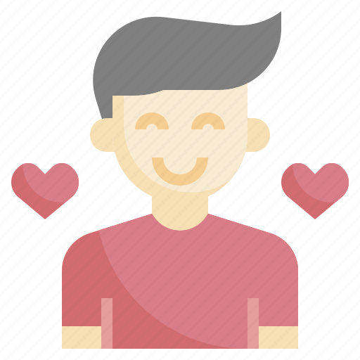 Boy, people, user, man, in, love icon - Download on Iconfinder