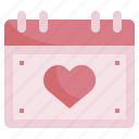 calendar, time, date, love, valentines
