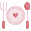 dinner, lunch, heart, love, food 