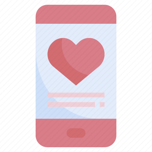 Smarrtphone, dating, app, romance, communications, love icon - Download on Iconfinder