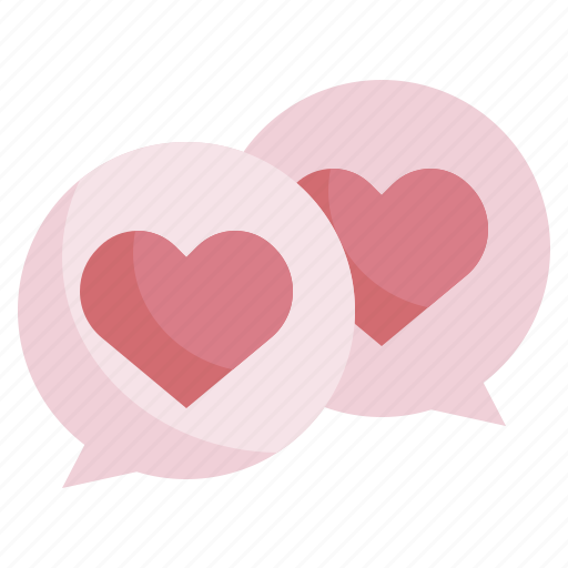Speech, bubble, love, heart, chat, message icon - Download on Iconfinder