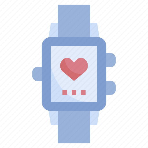 Wristwatch, time, date, hand, watch, heart, love icon - Download on Iconfinder