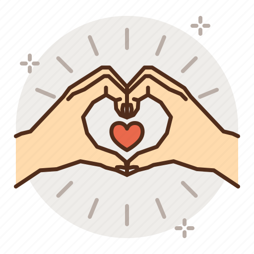 Love, hands, hand, peace, heart, gesture, romance icon - Download on Iconfinder