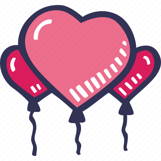 Balloons, feelings, love, romantic, valentines, valentines day icon - Download on Iconfinder