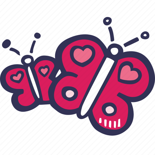 Butterflies, feelings, love, romantic, valentines, valentines day icon - Download on Iconfinder