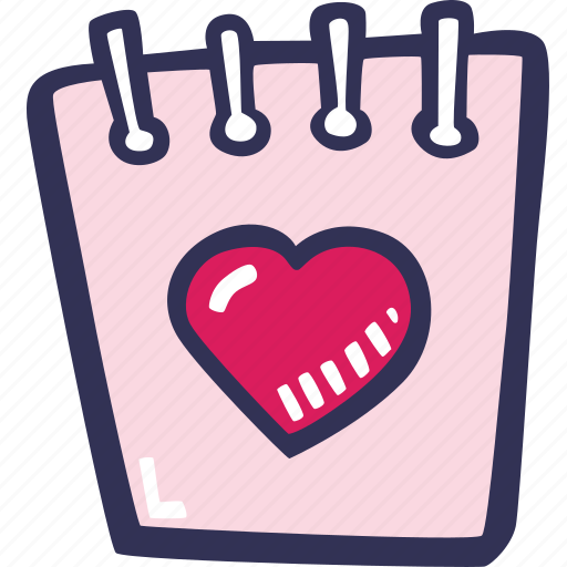 Calendar, feelings, love, romantic, valentines, valentines day icon - Download on Iconfinder