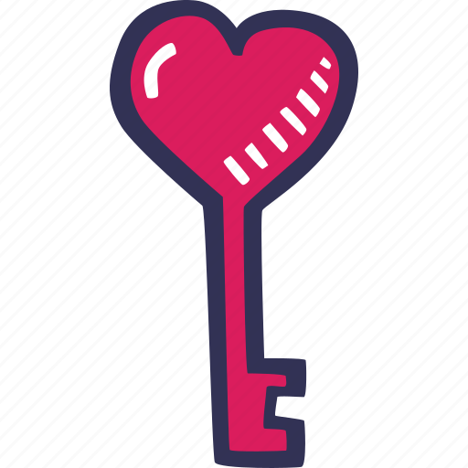 Feelings, key, love, romantic, valentines, valentines day icon - Download on Iconfinder