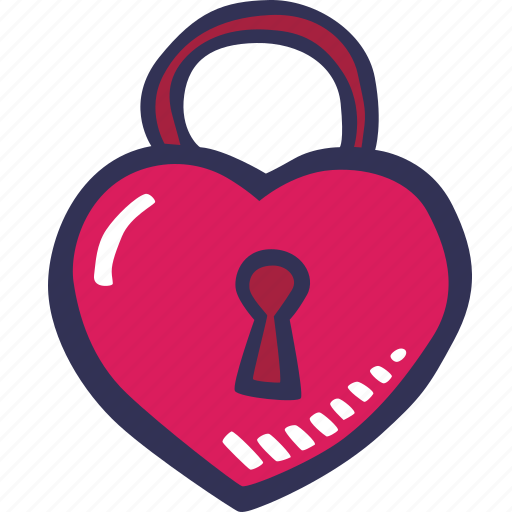 Closed, feelings, love, padlock, romantic, valentines, valentines day icon - Download on Iconfinder