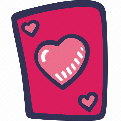 Card, feelings, love, playing, romantic, valentines, valentines day icon - Download on Iconfinder