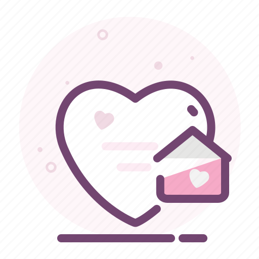 Heart, home, love, romantic, valentine icon - Download on Iconfinder