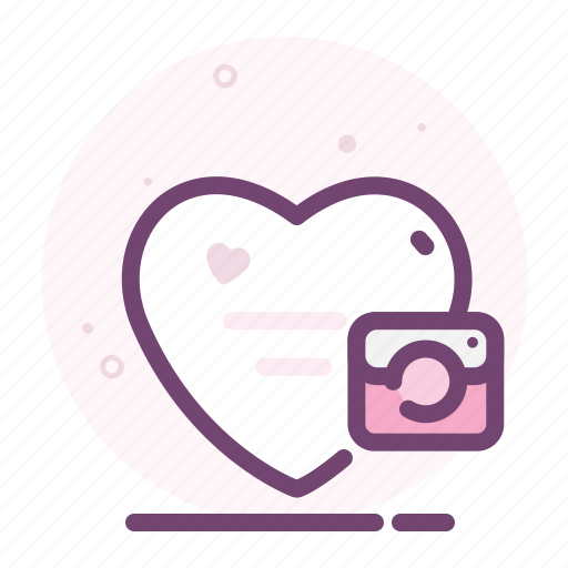 Camera1, heart, love, photo, romantic, valentine icon - Download on Iconfinder