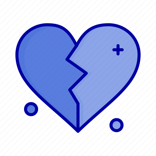 Brokan, heart, love, wedding icon - Download on Iconfinder