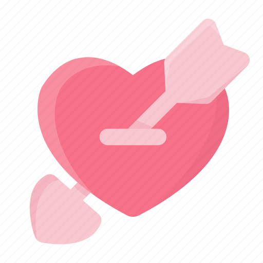 Arrow, arrow heart, cupid, heart, love, valentine, valentine day icon - Download on Iconfinder