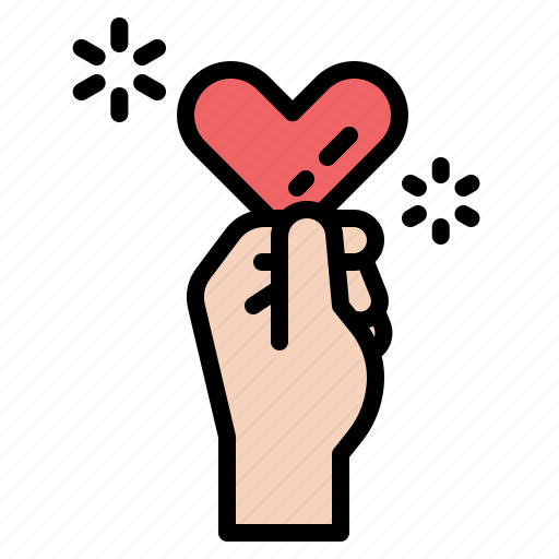 Gift, hand, heart, love, romantic icon - Download on Iconfinder