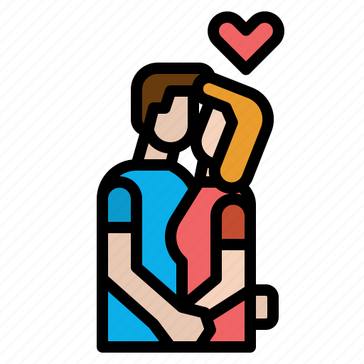Couple, da, kiss, love, valentines icon - Download on Iconfinder