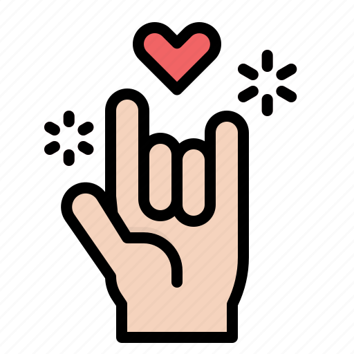 Finger, gesture, hand, love, sign icon - Download on Iconfinder