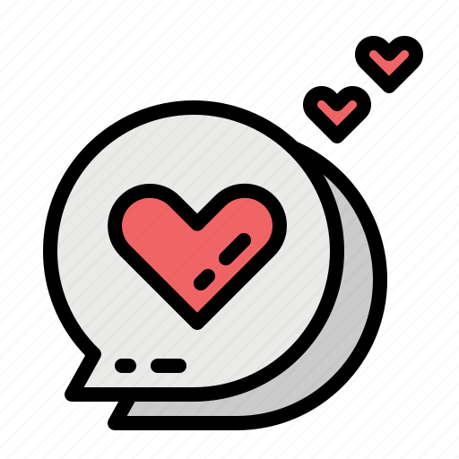 Chat, conversation, love, message, romance icon - Download on Iconfinder