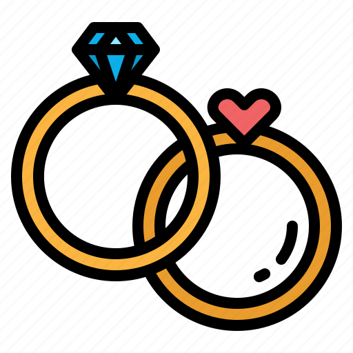 Engagement, love, ring, rings, wedding icon - Download on Iconfinder