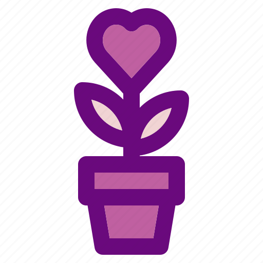 Love, valentine, wedding, married, romance, romantic, plant icon - Download on Iconfinder
