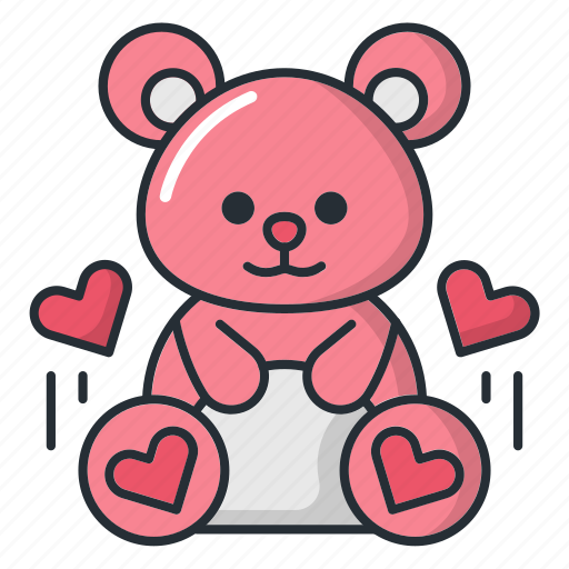 Love, bear, teddy bear, heart, valentines icon - Download on Iconfinder