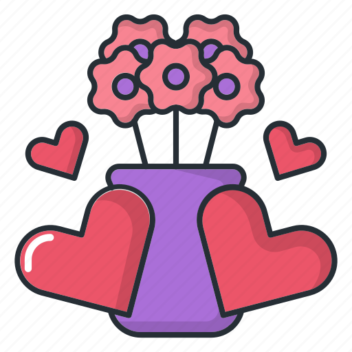 Love, heart, flowers, gift, romantic, valentines icon - Download on Iconfinder