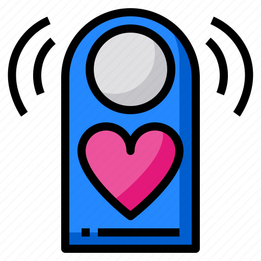 Door, label, busy, love, heart icon - Download on Iconfinder
