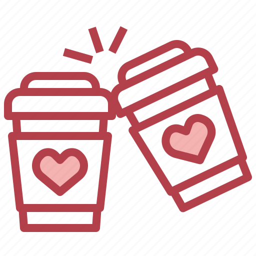 Cup, couple, heart, paper, love icon - Download on Iconfinder