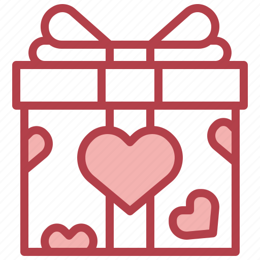 Gift, heart, present, love, romance icon - Download on Iconfinder
