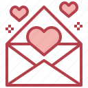love, letter, romance, heart, envelope