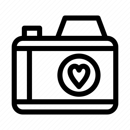 Camera, image, love, romantic, valentine icon - Download on Iconfinder