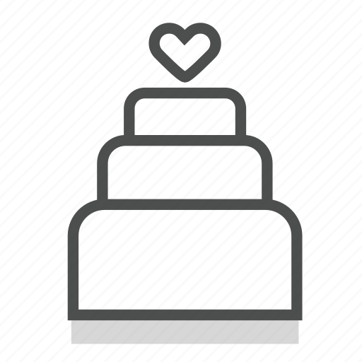 Cake, dating, heart, love, romance, valentine, wedding icon - Download on Iconfinder