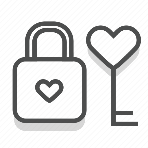 Dating, heart, lock, love, romance, valentine, wedding icon - Download on Iconfinder