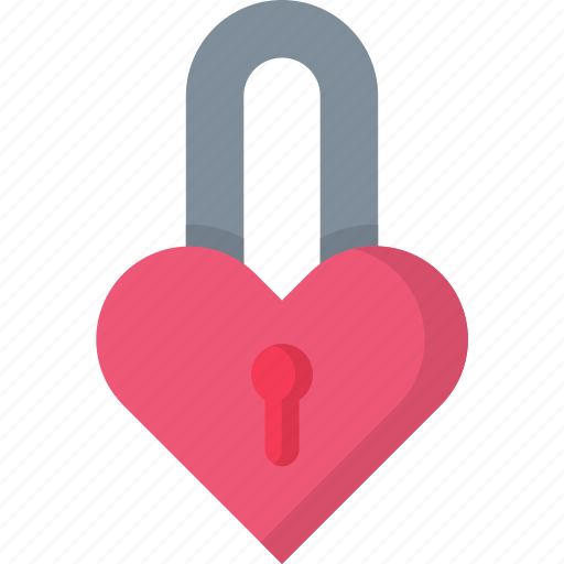Padlock, valentines day, protect, private, secure, heart, love icon - Download on Iconfinder