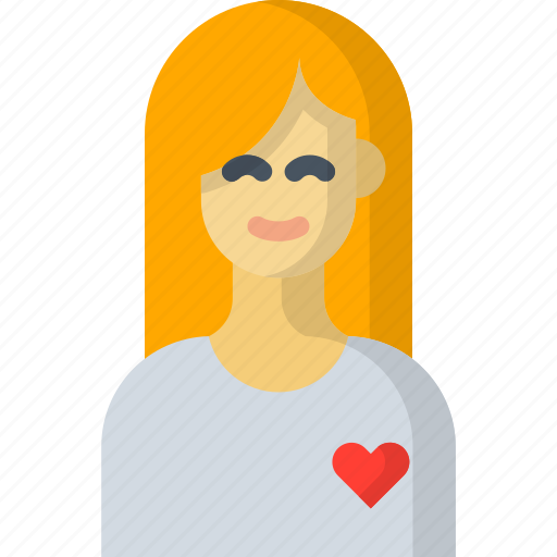 Woman, avatar, girl, love, heart, user, female icon - Download on Iconfinder