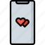 dating, app, love and romance, valentines day, smartphone, online, heart, love, mobile 
