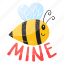 honeybee, be mine, bee, apis mellifera, insect 