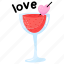love drink, romantic drink, valentine drink, juice, cocktail 