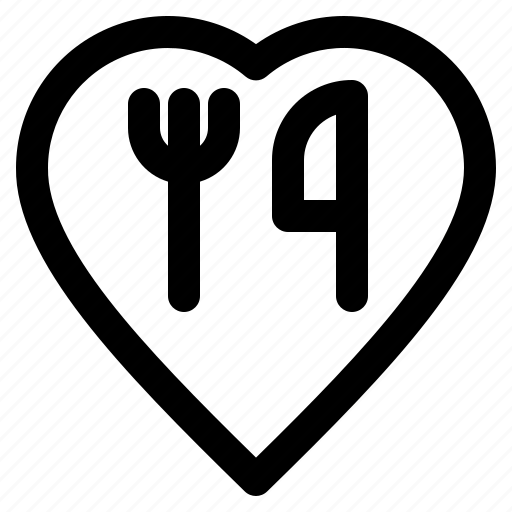Dinner, heart, love, romance, romantic, valentine icon - Download on Iconfinder