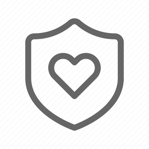 Heart, love, protect, secure icon - Download on Iconfinder
