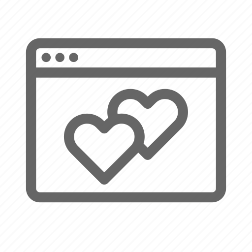 Heart, love, online, website icon - Download on Iconfinder