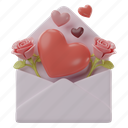 card, roses, invitation, love, valentine