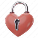 padlock, love, valentine, love lock, heart padlock
