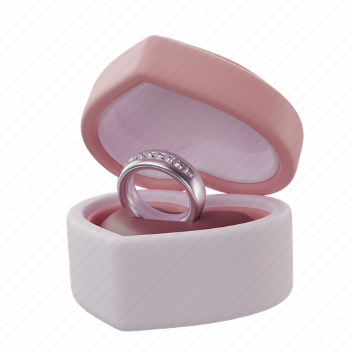 Ring box, jewel, gift, aniversary, valentines icon - Download on Iconfinder