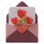 card, roses, invitation, love, valentine 