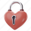 padlock, love, valentine, love lock, heart padlock 