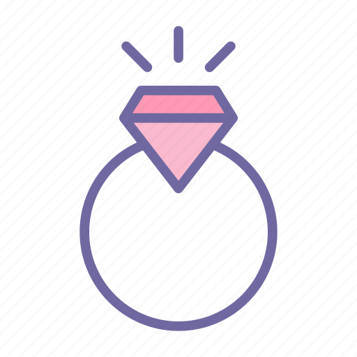 Ring, diamond, jewel, wedding, gift, valentine icon - Download on Iconfinder