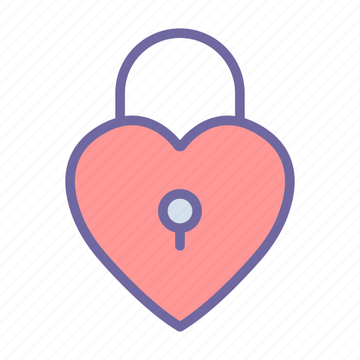 Lock, heart, love, keyhole, padlock, feeling icon - Download on Iconfinder