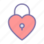 lock, heart, love, keyhole, padlock, feeling 